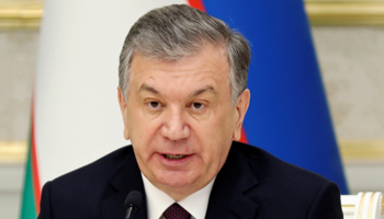Uzbek President Shavqat Mirzioyev (Reuters/Mukhtar Kholdorbekov)