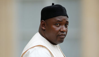 The Gambia’s President Adama Barrow (Reuters/Benoit Tessier)