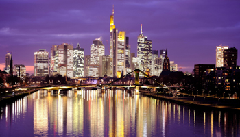 The skyline with its banking district is photographed in Frankfurt, Germany, January 7 (Reuters/Kai Pfaffenbach)