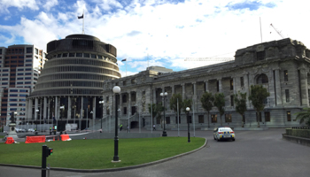 The parliament building in Wellington, New Zealand, September 21, 2017 (Reuters/Ana Nicolaci da Costa)