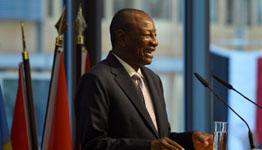 Guinea's President Alpha Conde (Reuters/John MacDougall)