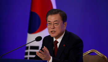 South Korean President Moon Jae-in. (Reuters/Kim Hong)