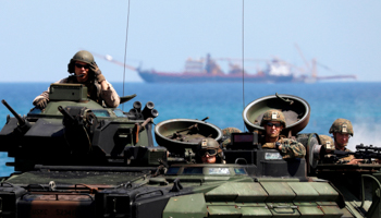 US Marines during an exercise in the Philippines in 2019 (Reuters/Eloisa Lopez)