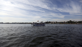 A boat cruises along the river Nile in Luxor city (Reuters/Mohamed Abd El Ghany)