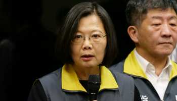 President Tsai Ing-wen (Reuters/Fabian Hamacher)