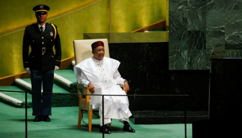Nigerien President Mahamadou Issoufou (Reuters/Eduardo Munoz)