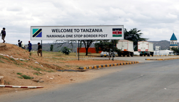 The Namanga border post on the Kenya-Tanzania border, September 26, 2019 (Reuters/Njeri Mwangi)