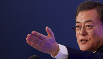 President Moon Jae-in (Reuters/Kim Hong)
