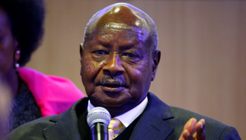 President Yoweri Museveni (Reuters/Arnd Wiegmann)