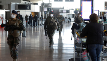 French soldiers at Paris’ Charles de Gaulle airport (Reuters/Charles Platiau)
