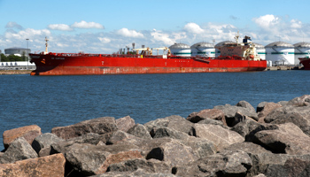 A tanker with US oil for Belarus (Reuters/Ints Kalnins)