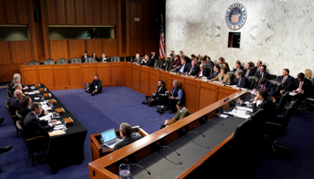 FBI Director Christopher Wray, CIA Director Gina Haspel and others testify before the Senate's Intelligence Committee, Washington, United States, January 29, 2019 (Reuters/Joshua Roberts)