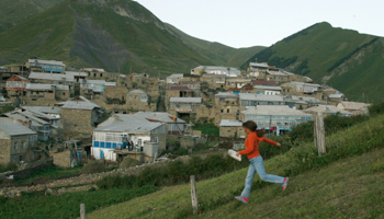 A highland village in Dagestan (Reuters/Thomas Peter)