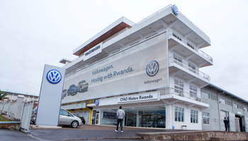 Volkswagen’s new car production plant in Kigali, Rwanda, March 28, 2019 (Reuters/Jean Bizimana)