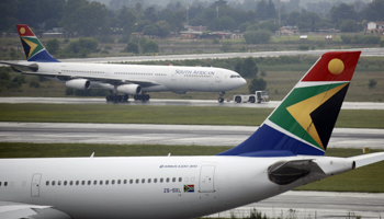 South African Airways (SAA) planes at OR Tambo International Airport in Johannesburg, January 18 (Reuters/Rogan Ward)