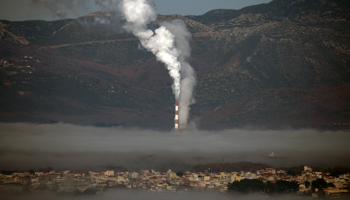 Coal-fired power station under blanket of morning fog, Megalopolis, Greece, March 11 (Reuters/Alkis Konstantinidis)