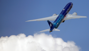 A Boeing 787-9 Dreamliner at the 53rd International Paris Air Show, June 17 2019 (Reuters/Pascal Rossignol)