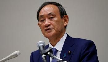 Chief Cabinet Secretary Yoshihide Suga (Reuters/Issei Kato)