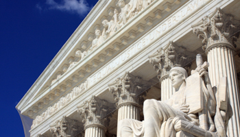The US Supreme Court building, Washington DC, United States (Shutterstock/J Main)