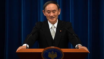 Japanese Prime Minister Yoshihide Suga (Xinhua/Shutterstock)