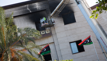 Libya's Foreign Ministry after an attack by Islamic State, Tripoli 2018 (STRINGER/EPA-EFE/Shutterstock)