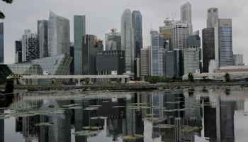 The Singapore skyline  (Wallace Woon/EPA-EFE/Shutterstock)