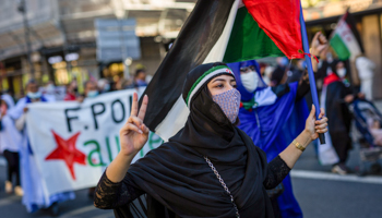 Demonstration in support of Western Sahara in Spain, November (Javi Julio/SOPA Images/Shutterstock)