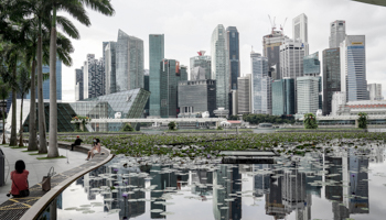 Singapore’s financial district (Wallace Woon/EPA-EFE/Shutterstock)