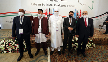 Libyan Political Dialogue Forum in Tunis, Tunisia 09 November 2020 (MOHAMED MESSARA/EPA-EFE/Shutterstock)