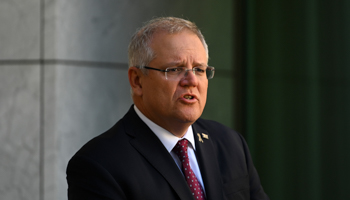 Australia's Prime Minister Scott Morrison (Naresh777/Shutterstock)