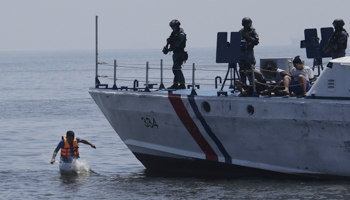 A counter-piracy exercise in Philippine waters (Aaron Favila/AP/Shutterstock)