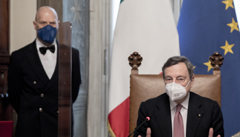 Italian Prime Minister Mario Draghi (CHINE NOUVELLE/SIPA/Shutterstock)