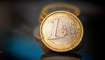  One euro coin (Nicolas Economou/NurPhoto/Shutterstock)