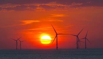 Burbo Bank Offshore Wind Farm, Liverpool Bay, UK, May 2020 (Rick Findler/Shutterstock)