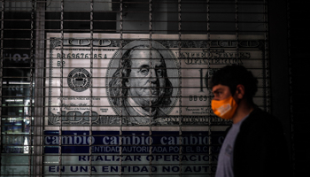 A currency exchange agency in Buenos Aires (Juan Ignacio Roncoroni/EPA-EFE/Shutterstock)
