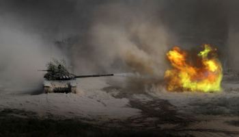 A T-72B3 tank during the Kavkaz-2020 exercises, September 2020 (Maxim Shipenkov/EPA-EFE/Shutterstock)