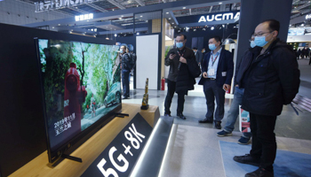 China's smart home appliances and consumer electronics expo, Shanghai, March 2021 (Sipa Asia/Shutterstock)