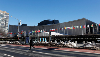 United Nations Headquarters, New York, February (Jason Szenes/EPA-EFE/Shutterstock)