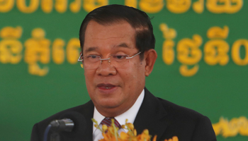 Prime Minister Hun Sen (Heng Sinath/AP/Shutterstock)