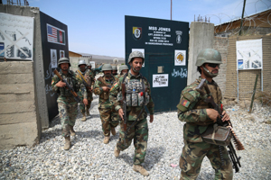 The Afghan army moves in to take over a former US base in Nangarhar (Ghulamullah Habibi/EPA-EFE/Shutterstock)