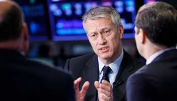Coca-Cola CEO James Quincey gives an interview in New York, December 2019 (JUSTIN LANE/EPA-EFE/Shutterstock)