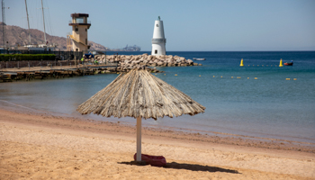 An empty resort in Aqaba, June 2020 (Andre Pain/EPA-EFE/Shutterstock)