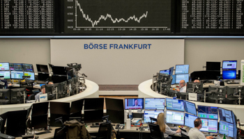 The stock market in Frankfurt (Michael Probst/AP/Shutterstock)