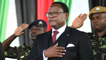 President Lazarus Chakwera (Thoko Chikondi/AP/Shutterstock)