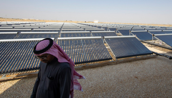 The ‘Solar Village Project’ in Saudi Arabia, December 2018 (Valdrin Xhemaj/EPA-EFE/Shutterstock)