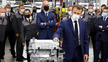 French President Emmanuel Macron (Ludovic Marin/AP/Shutterstock)
