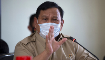 Defence Minister Prabowo Subianto (Firdia Lisnawati/AP/Shutterstock)