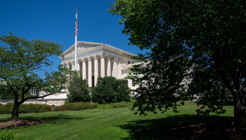 The Supreme Court building on Capitol Hill in Washington, DC, June 17 (Ken Cedeno/UPI/Shutterstock)
