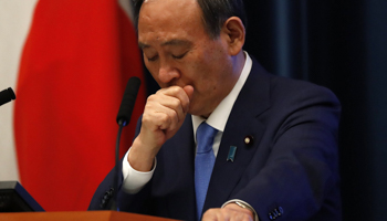 Japanese Prime Minister Yoshihide Suga (Issei Kato/POOL/EPA-EFE/Shutterstock)