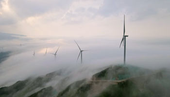 Wind turbines in Hunan, China (Top Photo Corporation/Shutterstock)